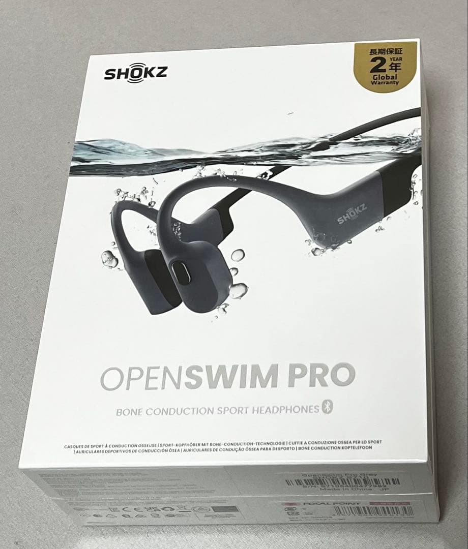 SHOKZ OPEN SWIM PRO 骨伝導イヤフォン