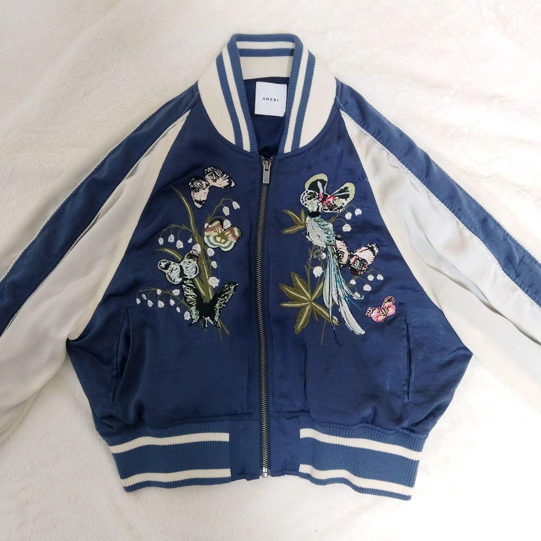 AMERI×STUDIOUS lillybell souvenir jacket