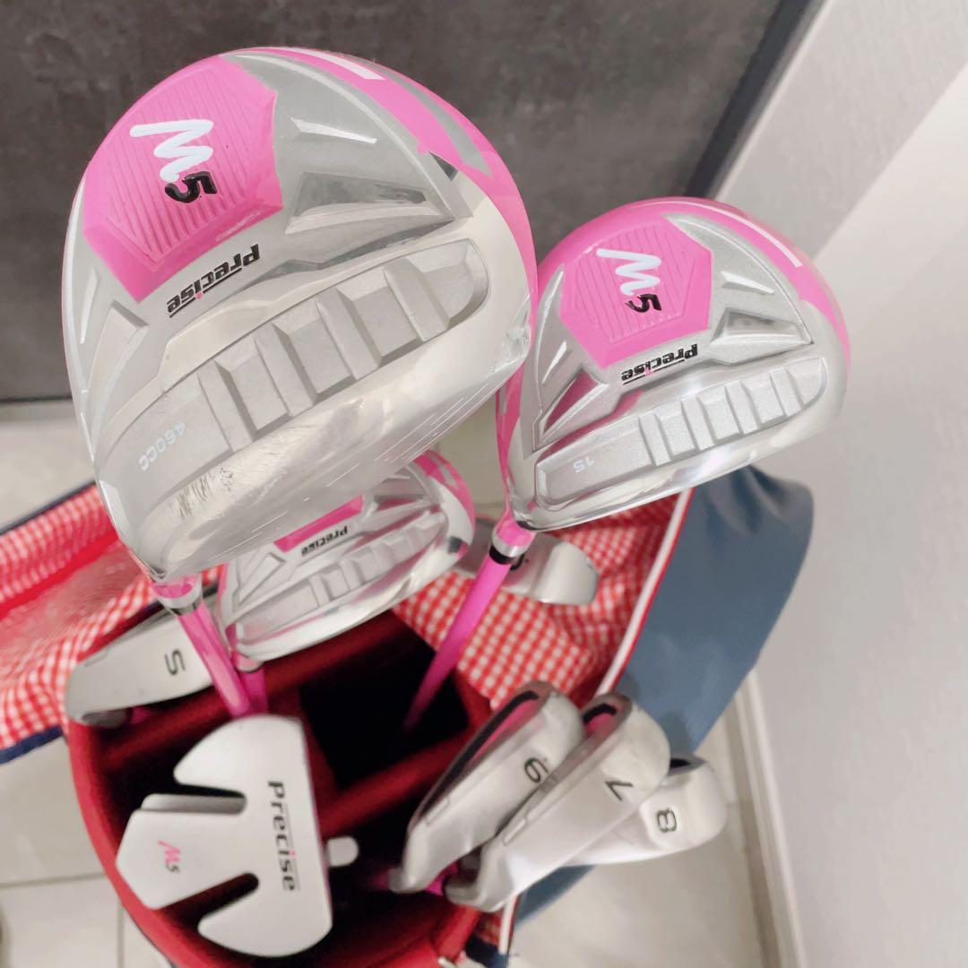 【美品】初心者 ゴルフクラブ・バッグ・ケースセット adidas