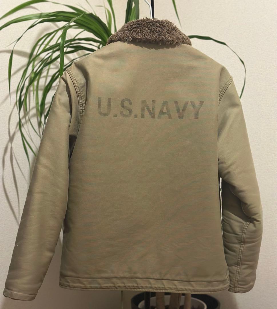 HOUSTON ヒューストン　N-1デッキジャケット　TAN