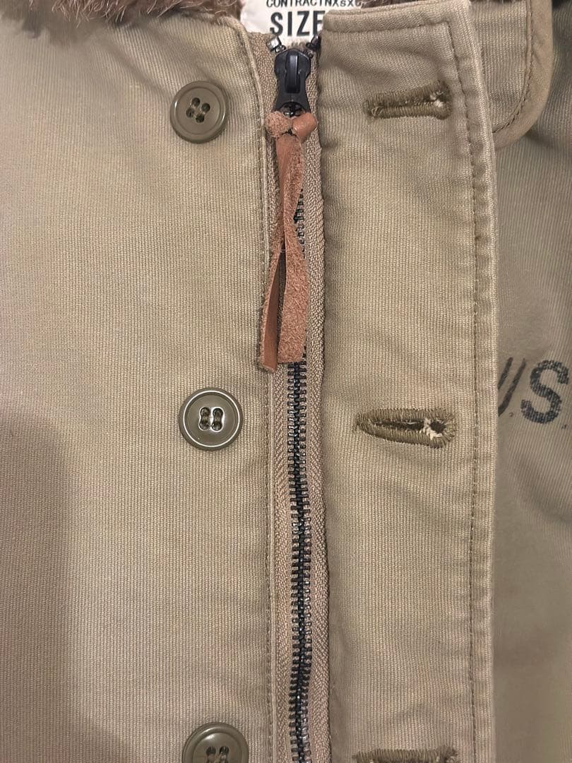 HOUSTON ヒューストン　N-1デッキジャケット　TAN