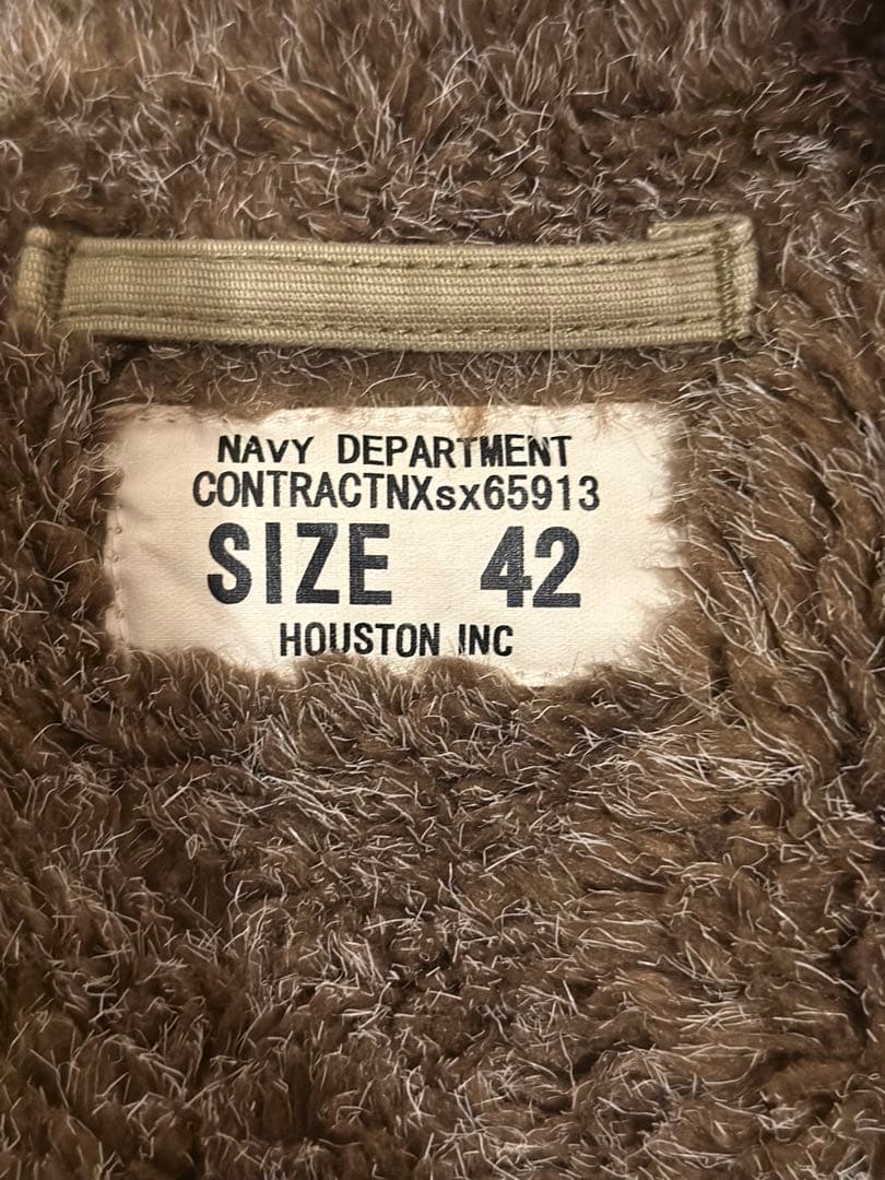 HOUSTON ヒューストン　N-1デッキジャケット　TAN