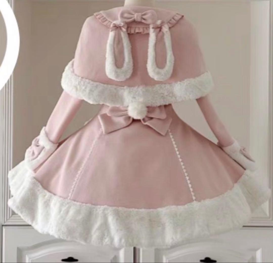 甘ロリ ロリィタ コート ベレー帽