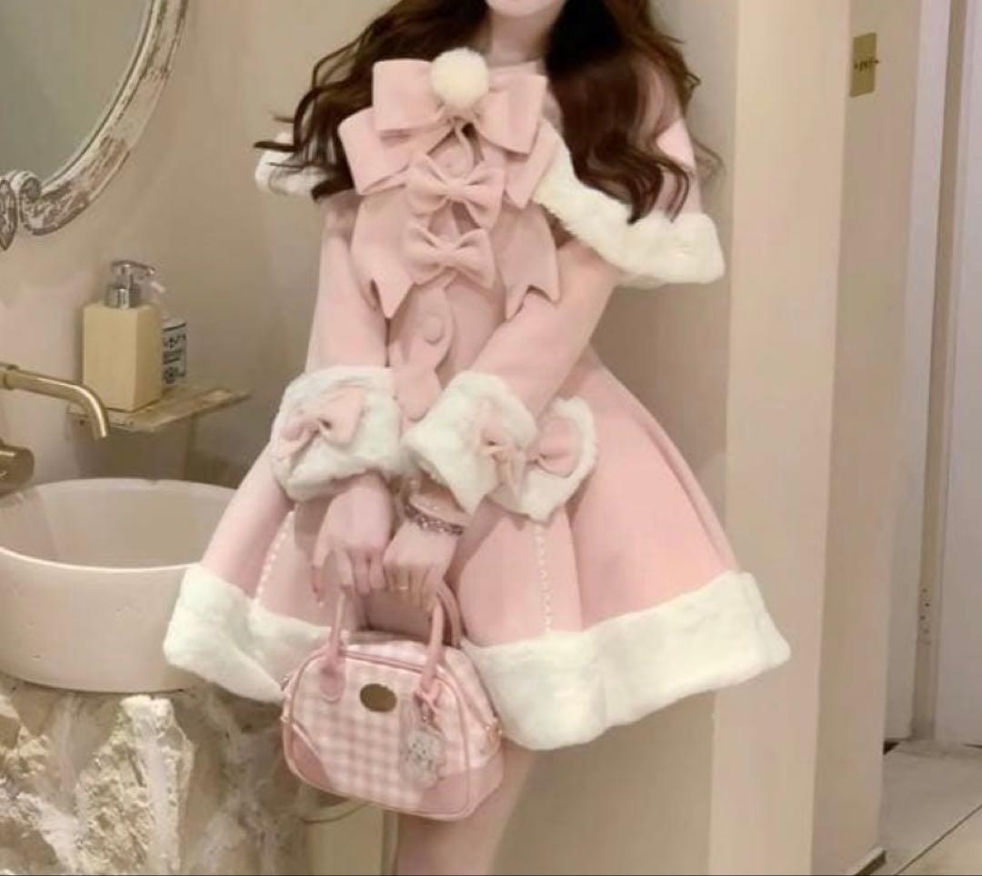 甘ロリ ロリィタ コート ベレー帽