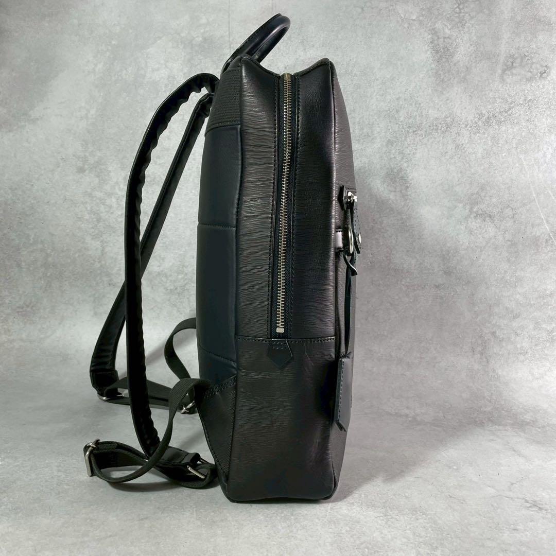 ＤＡＤＡ✨ヴィヴィアン ADVAN リュック レザー 黒系 オーブチャーム