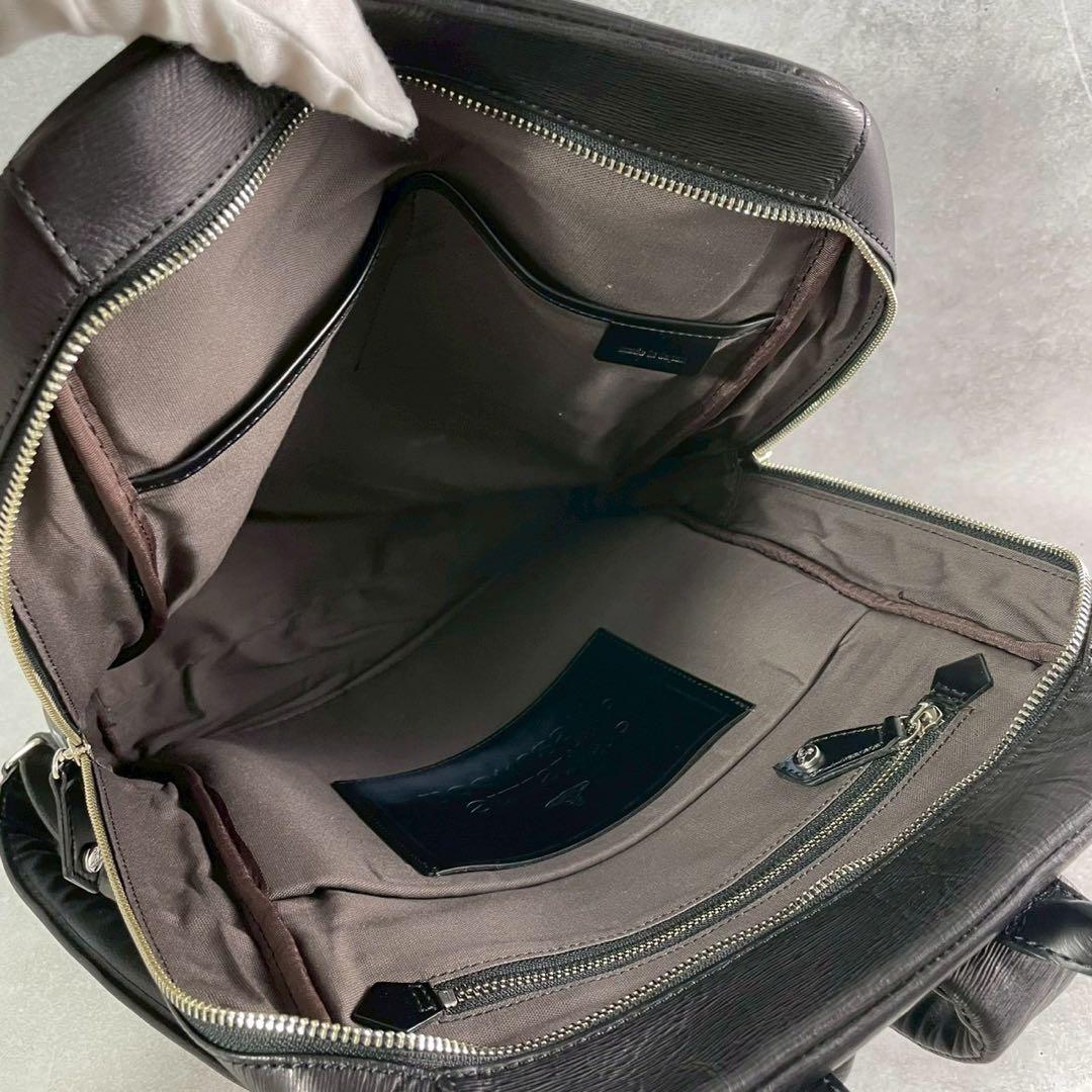 ＤＡＤＡ✨ヴィヴィアン ADVAN リュック レザー 黒系 オーブチャーム