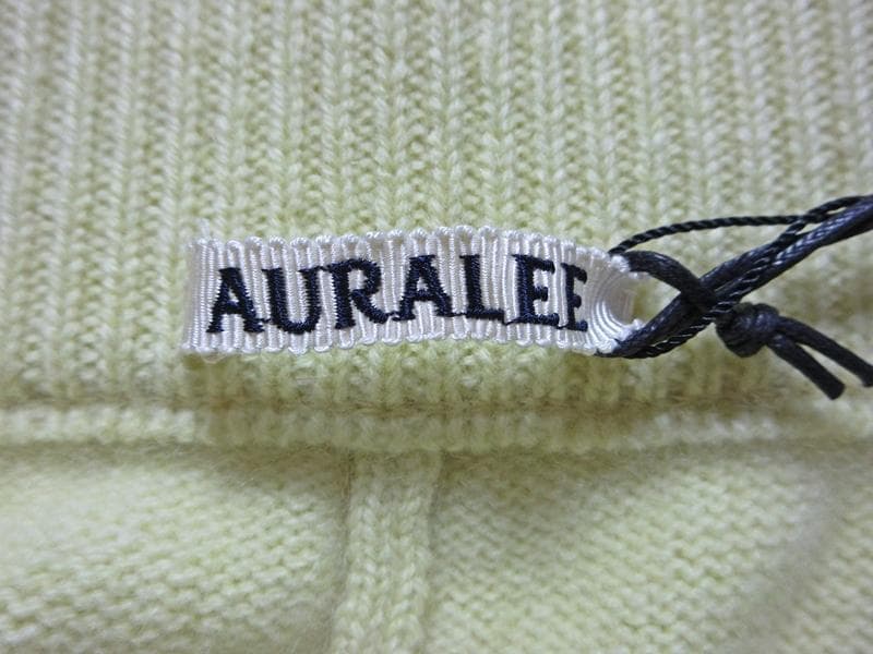 新品 AURALEE オーラリーBABY CASHMERE KNIT PANTS