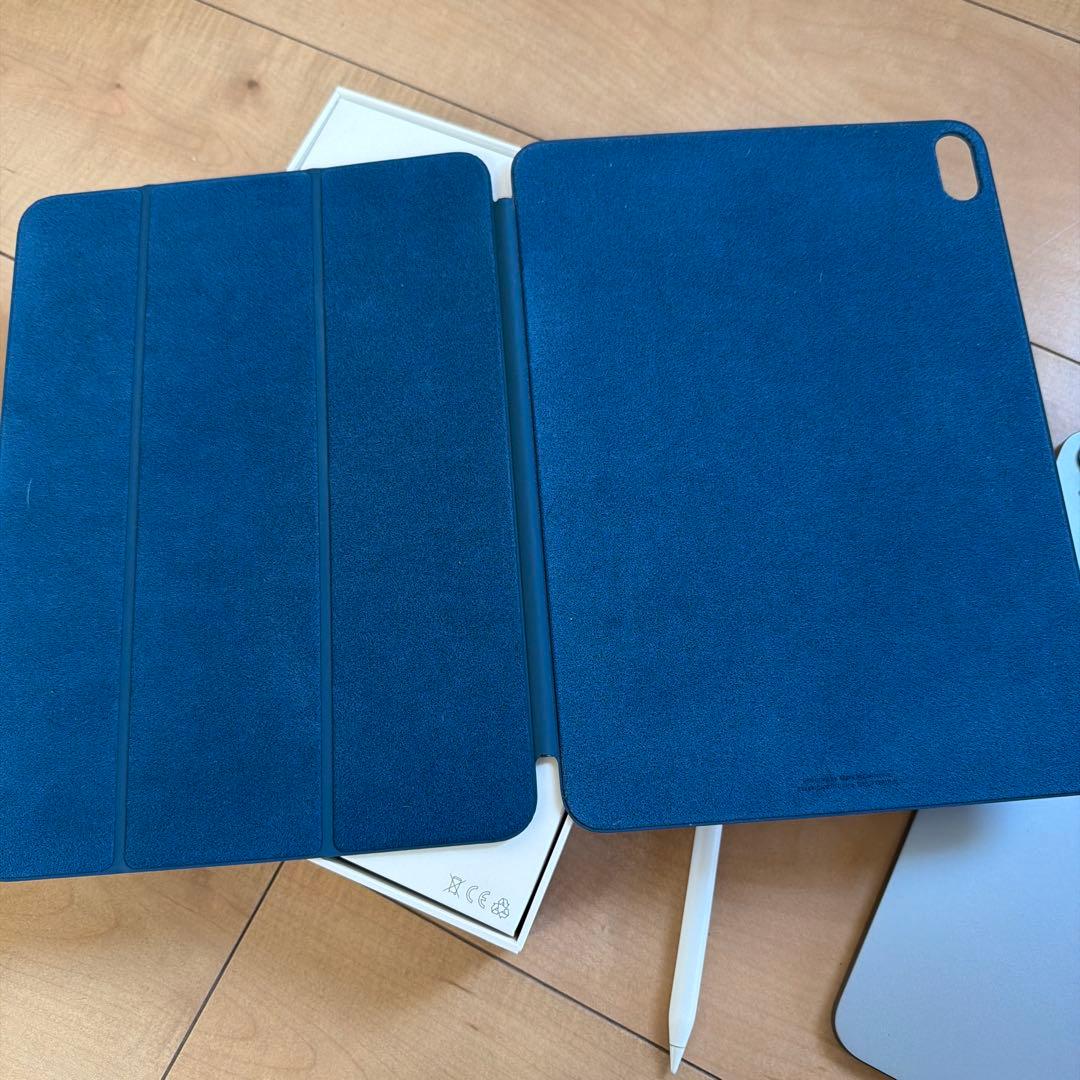 iPadAir第4世代 スカイブルー 64GB ApplePencilとカバー付