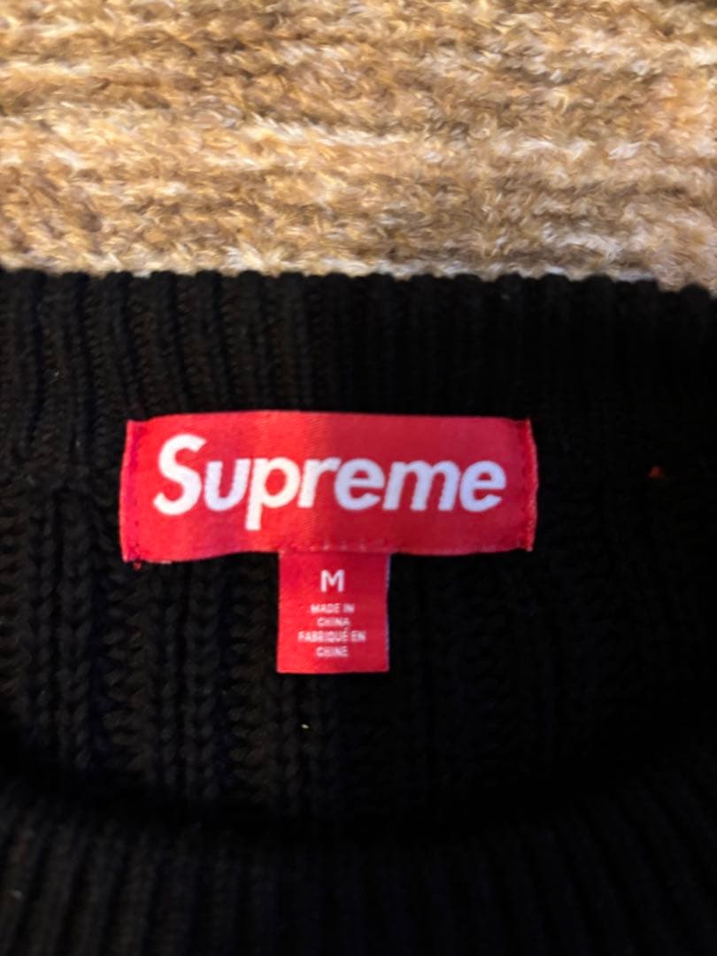 トップス supreme LooseGaugeStripeSmallBox Sweater