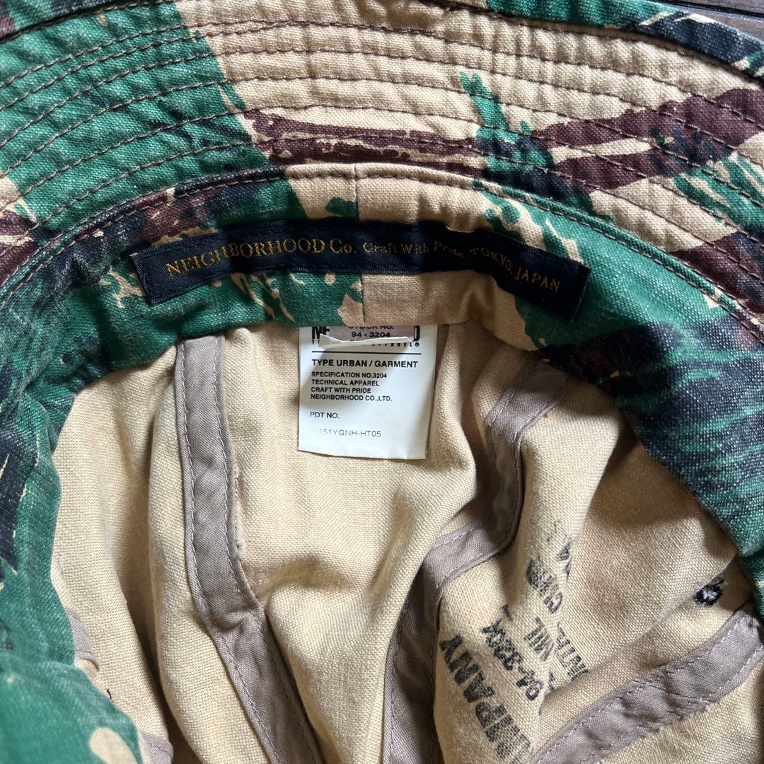 NEIGHBORHOOD カモフラ バケットハット