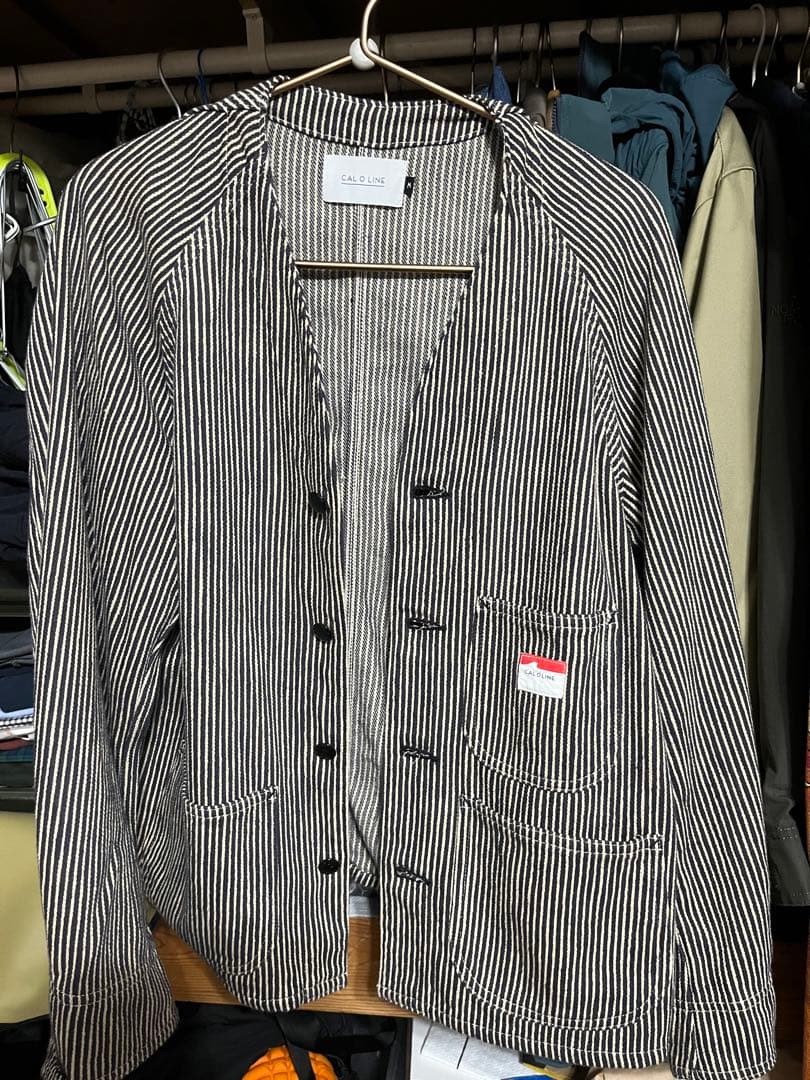 キャルオーライン　ヒッコリー エンジニア ジャケット M