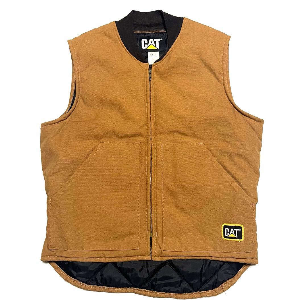 80s CAT CATERPILLAR キャタピラー ダッグベスト USA製