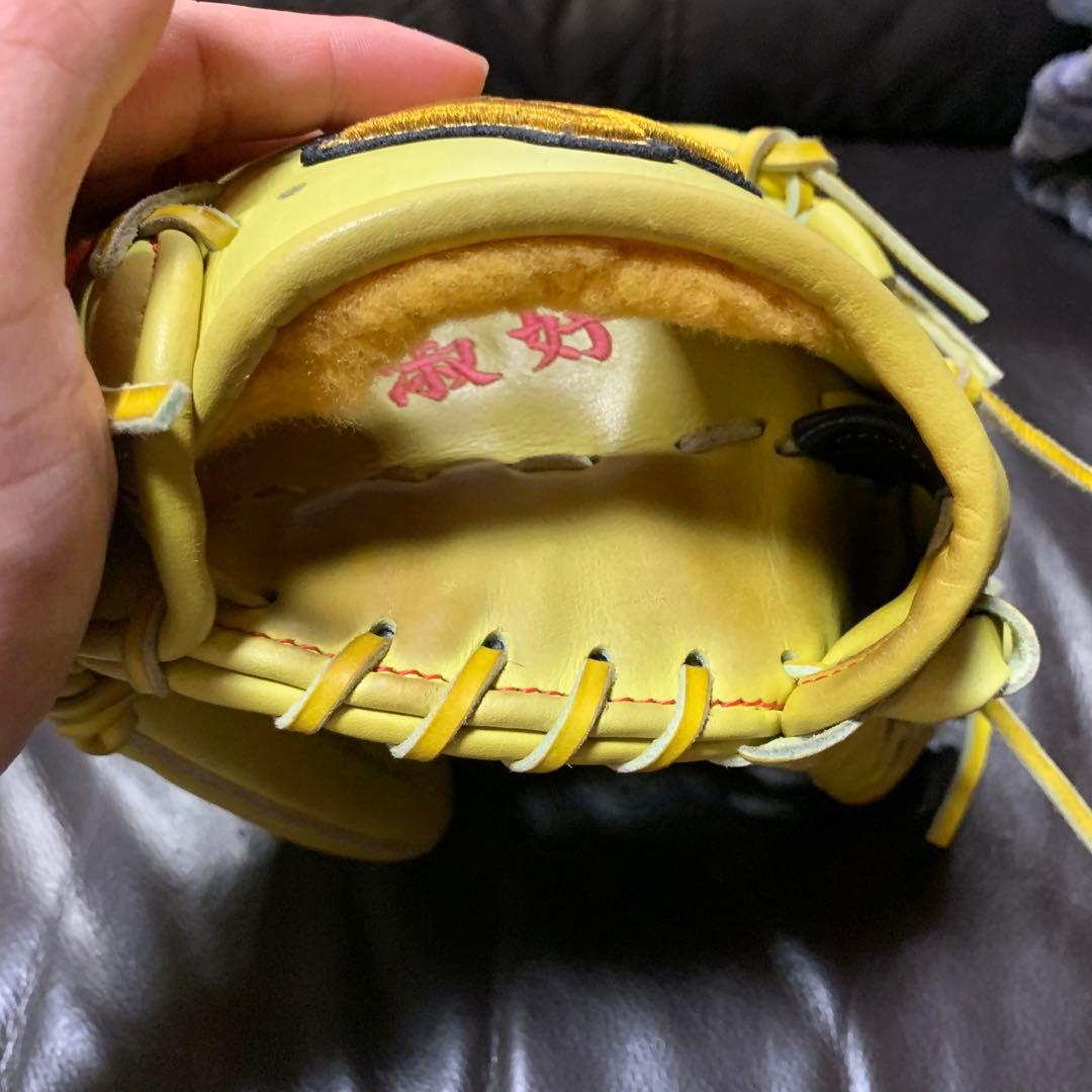 ミズノプロ　硬式内野手用グローブ　キップレザー