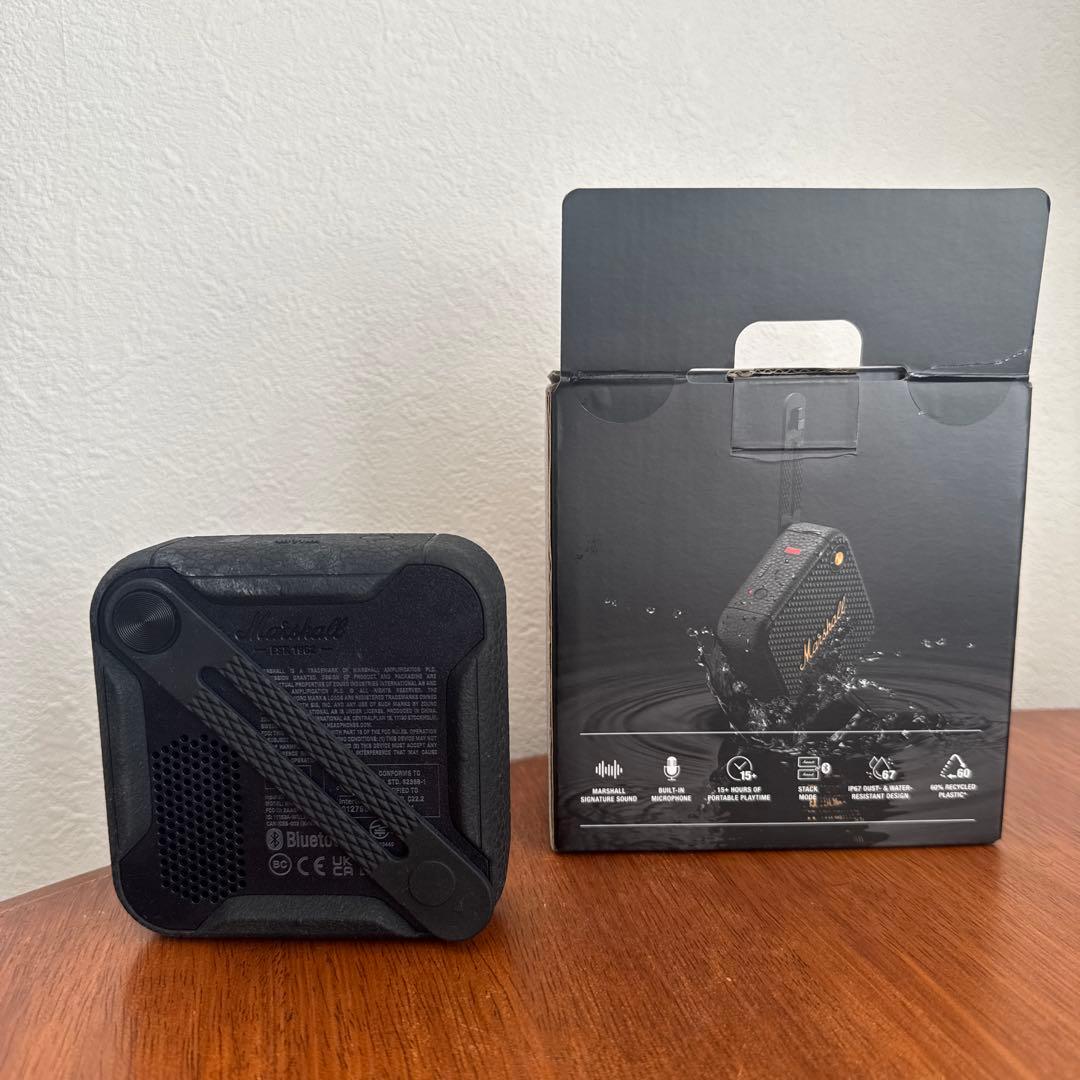Marshall ワイヤレススピーカー＊箱・充電コード付き