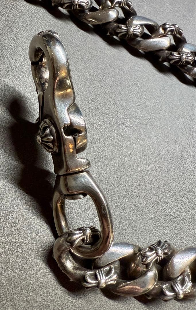 クロムハーツ 1クリップ ファンシー ウォレットチェーン ショート インボイス付