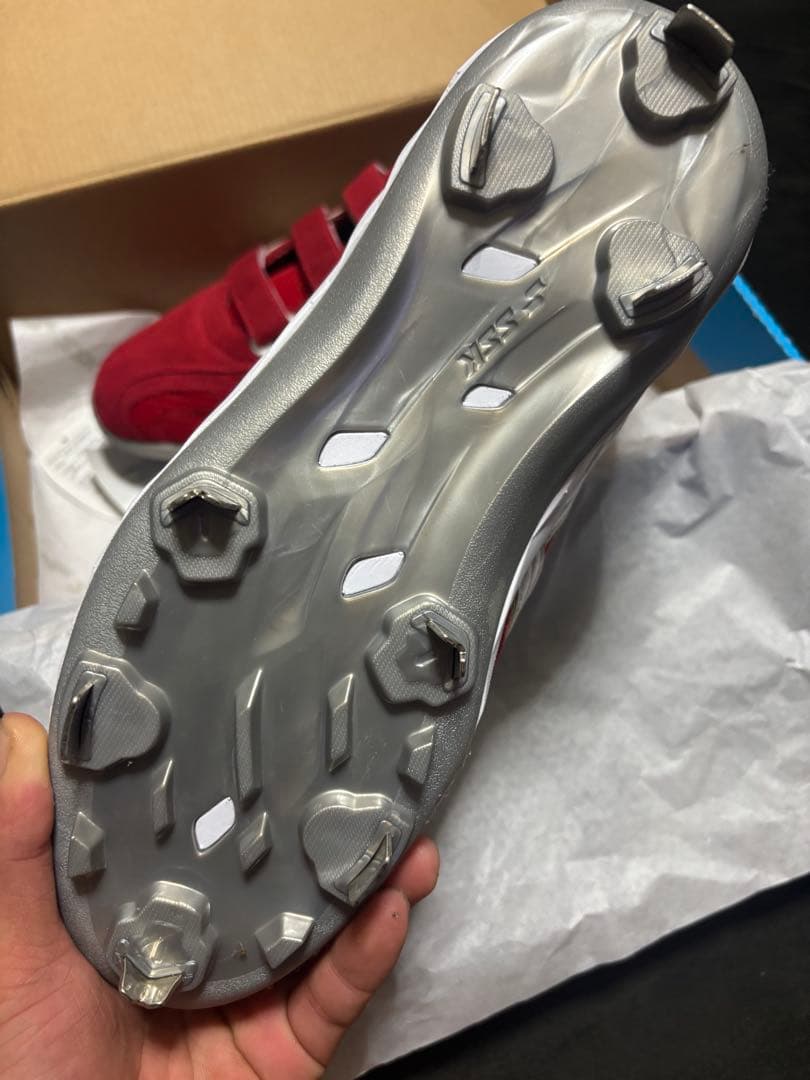 SSKプロエッジ　赤ゴールド　スパイク　26.0㌢