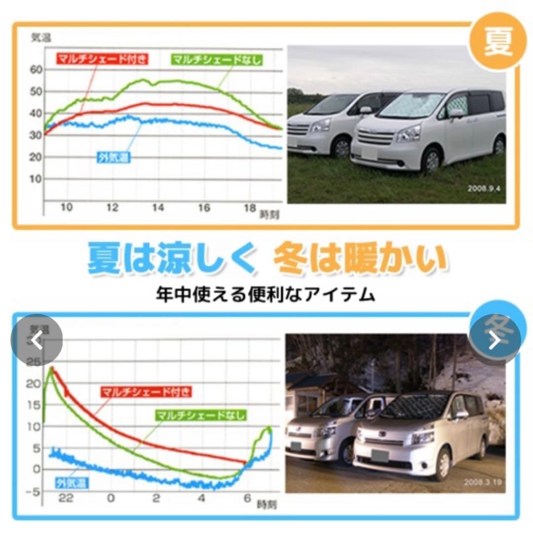 Aizu マルチシェード フロント（3枚）セット エブリイバン エブリイワゴン