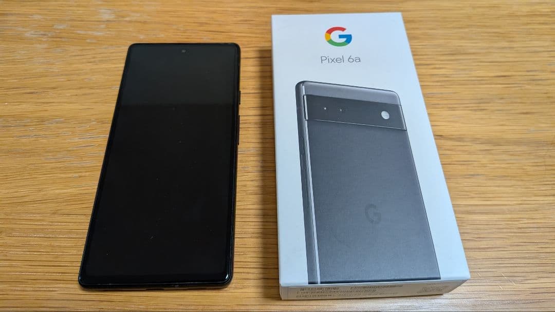 美品 Google Pixel 6a 128GB ブラック SIMフリー 本体