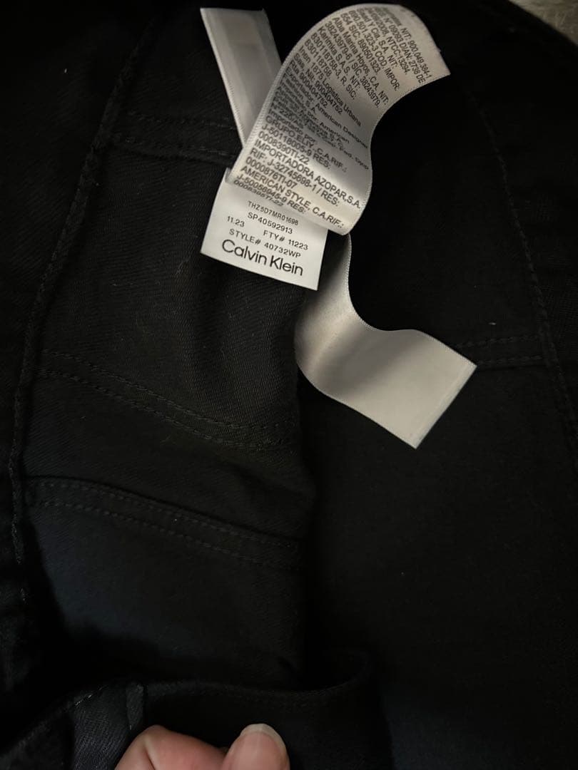 【24時間以内発送】  ブラックデニムジャケット Lサイズ