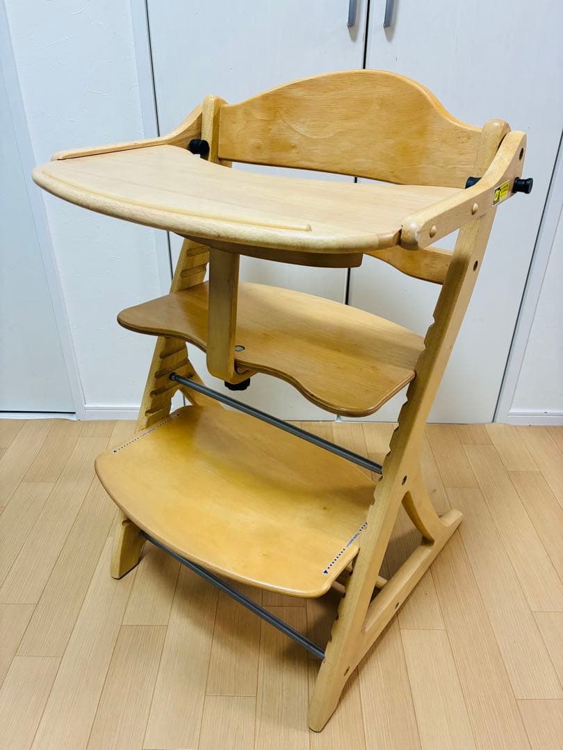 【状態良好】大和屋　スクスクチェア　プラス　テーブル・ガード付き