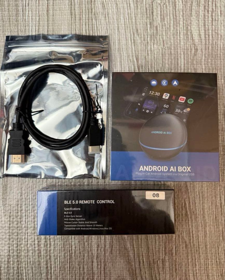 初期保証付　Ottocast OttoAibox P3 OEM 付属品セット