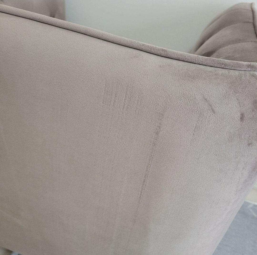 Goodさま専用【美品】 1人掛けソファ ベルベット グレー