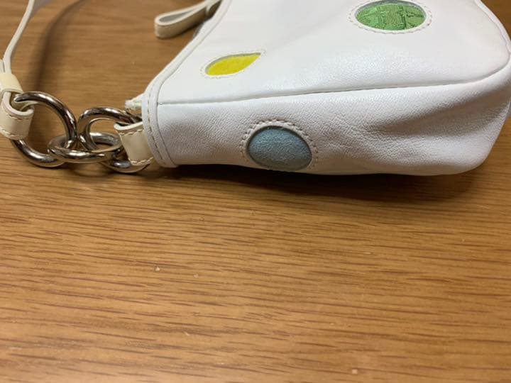 未使用正規品　コーチ 限定コレクション　ポルカドットデミポーチ