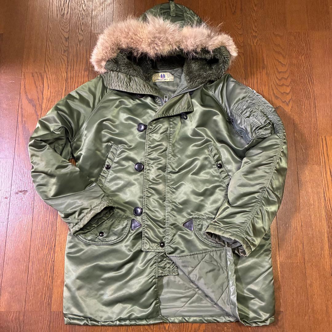 90年代”CORINTH(コリンス)N3B フライトジャケット L程度