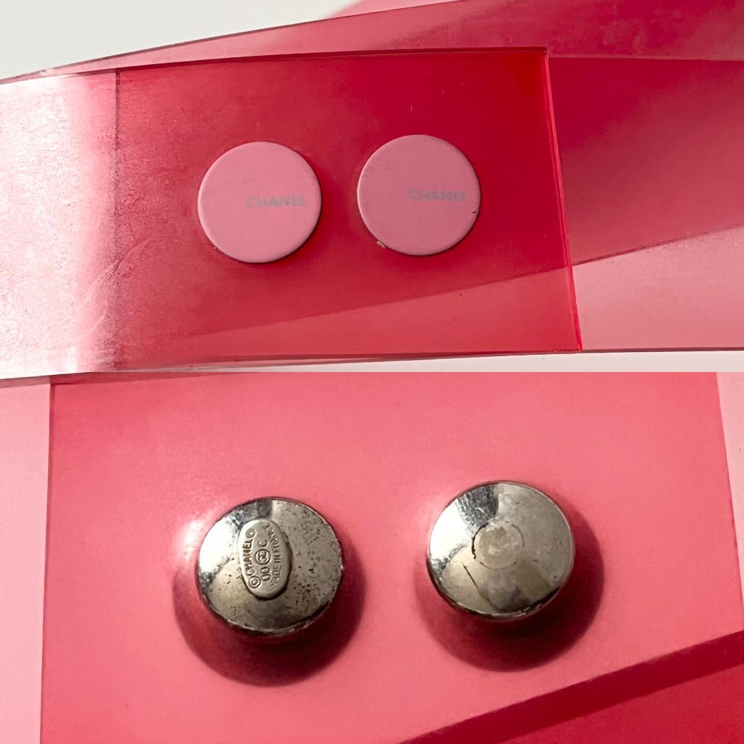 CHANEL シャネル 00C ラバー クリア ベルト ピンク ※コメあり