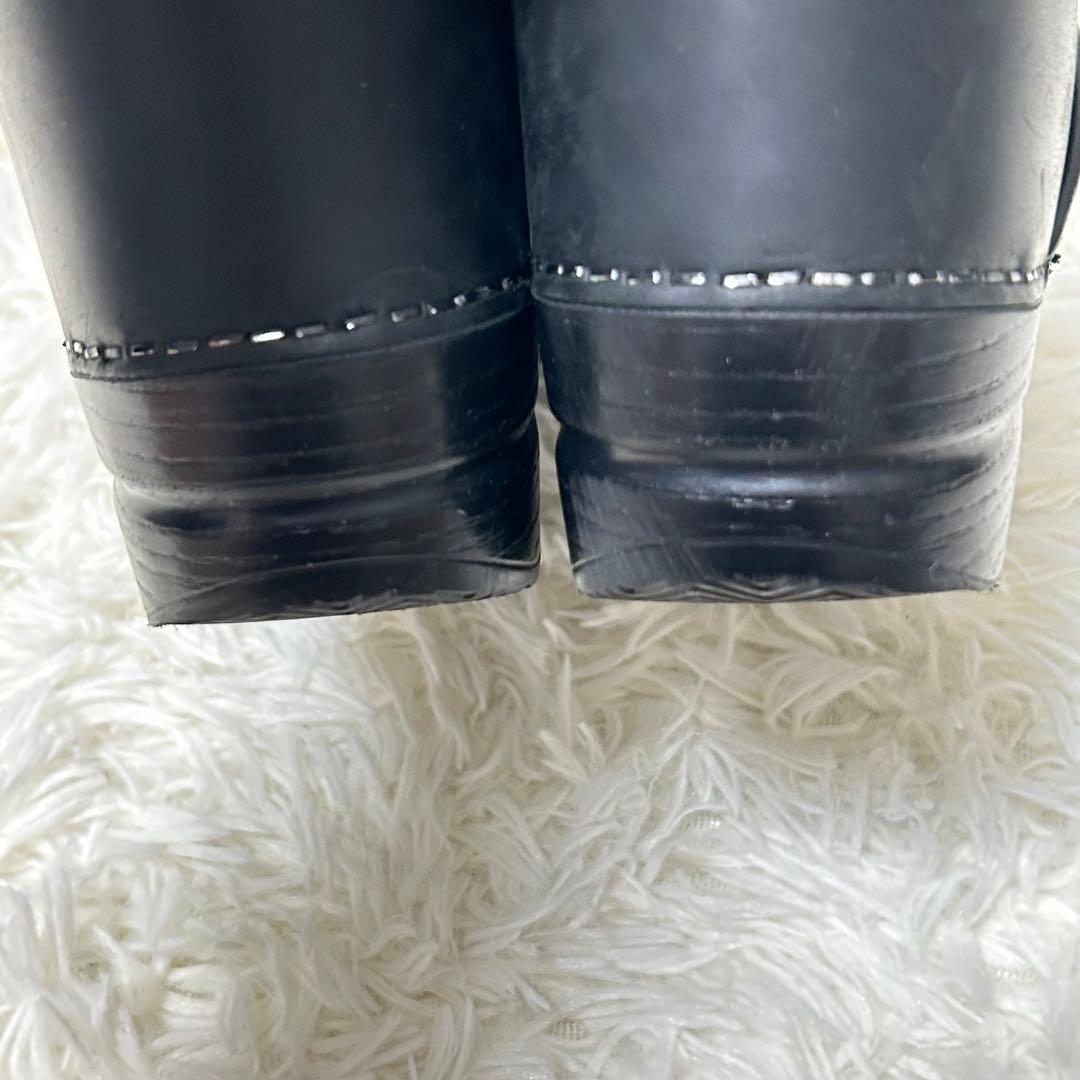 ダンスコ　プロフェッショナル　ブラック　25センチ　サボサンダル　オイルドレザー