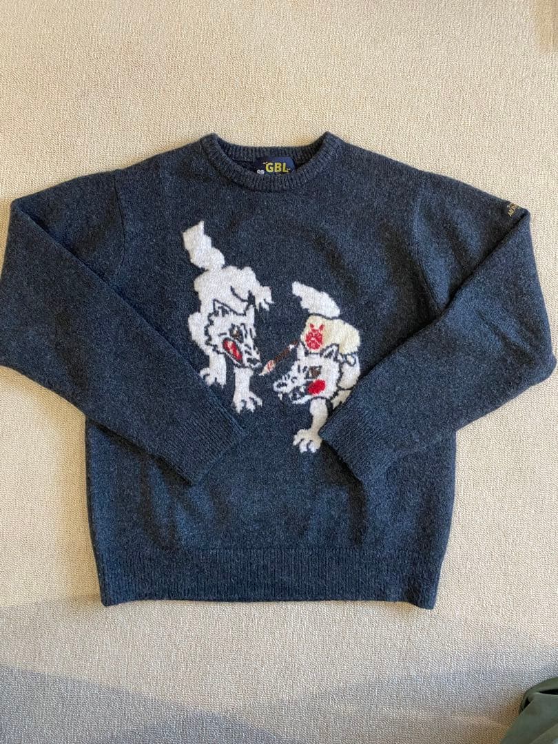 GBL もののけ姫　山犬　ニットセーター【L】