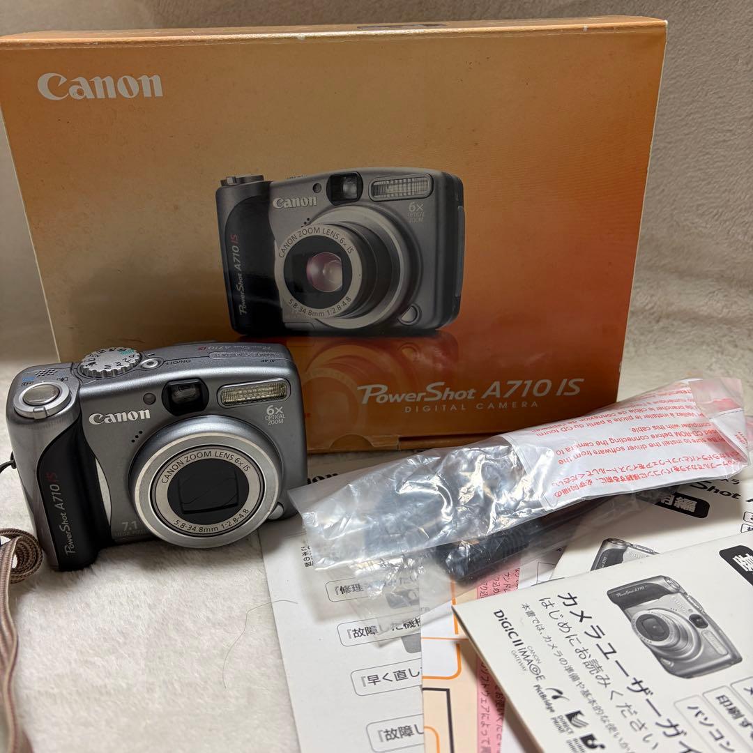 美品【Canon／デジタルカメラ】 PowerShot A710 IS