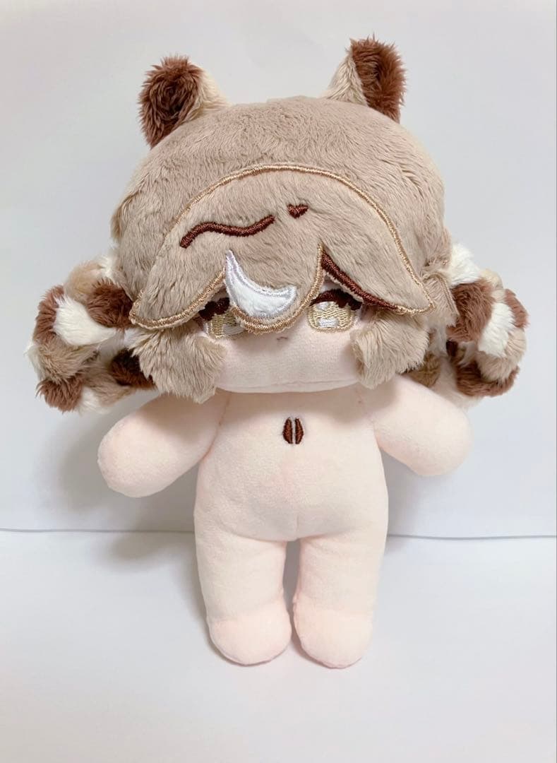 無属性 自作 ぬいぐるみ 17cm カフェモカ