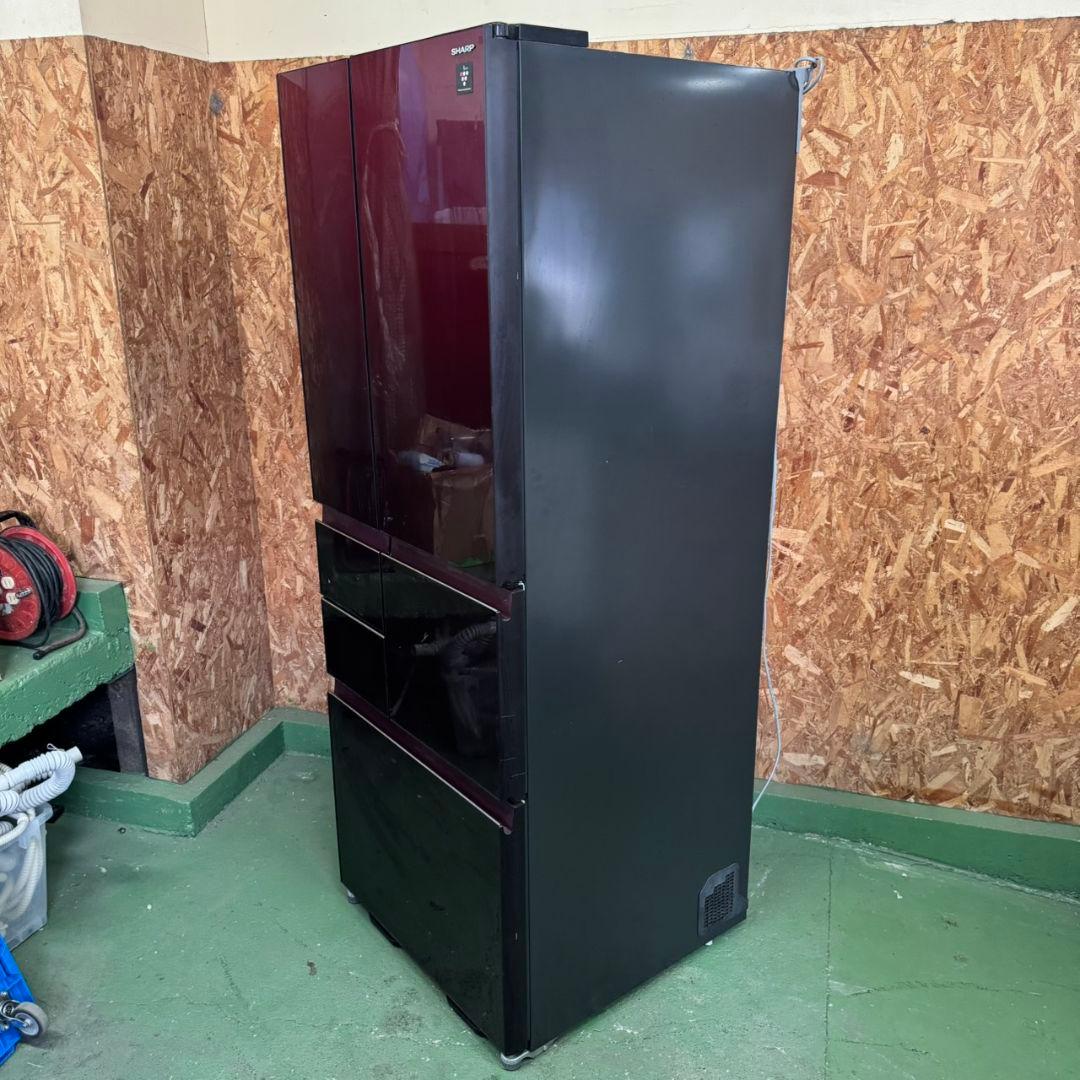 31L0 送料設置無料　SHARP　自動製氷機能付き大型冷蔵庫　501L