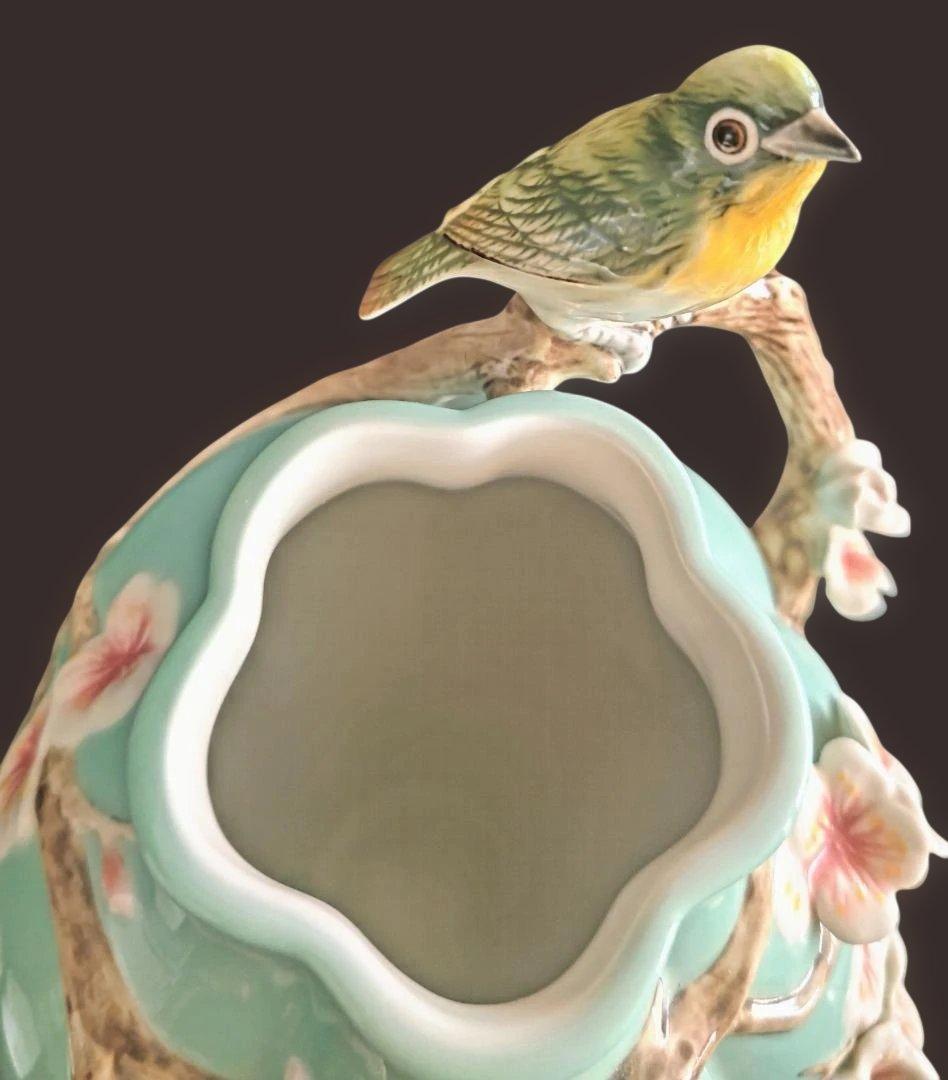 FRANZ フランツ コレクション 花瓶 　梅とめじろ