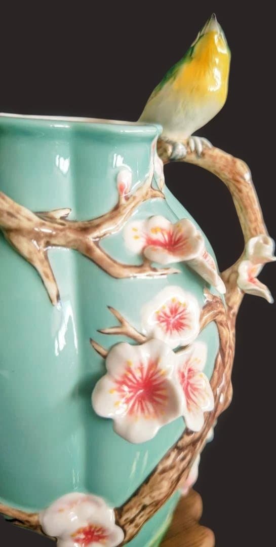 FRANZ フランツ コレクション 花瓶 　梅とめじろ