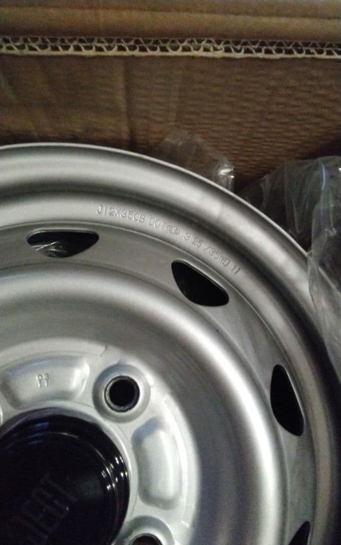 鉄ホイール　4本　12インチ