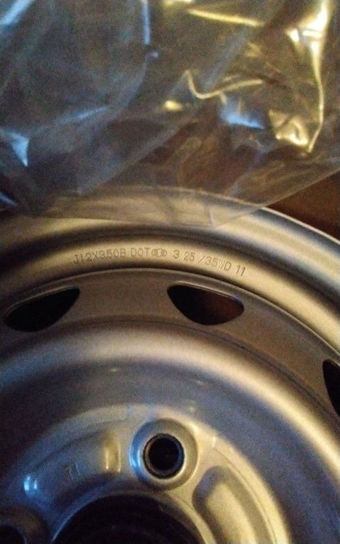 鉄ホイール　4本　12インチ