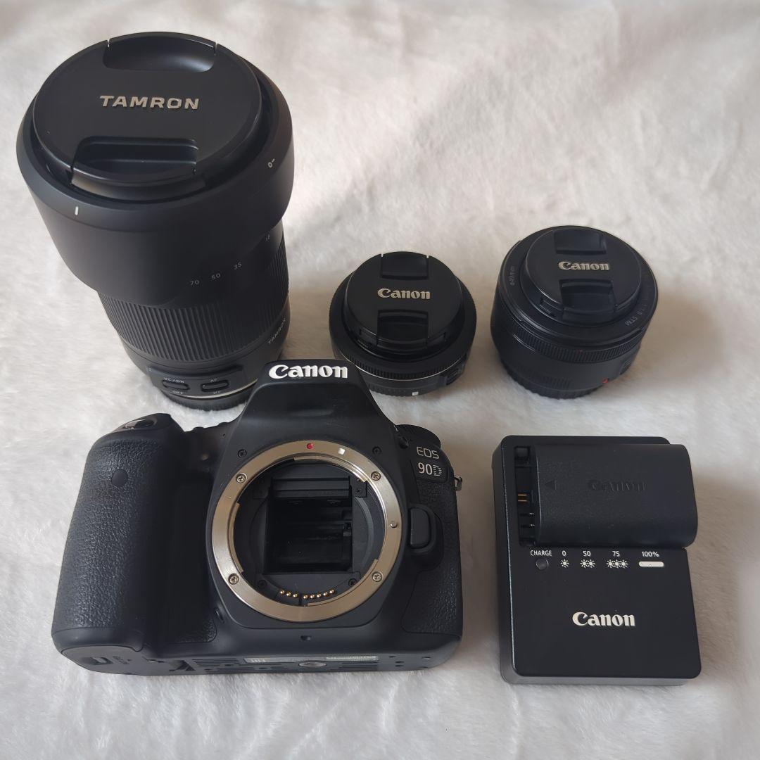 【Canon EOS 90D】 タムロンレンズ3点セット