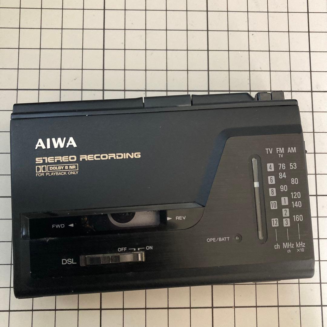 アイワ　ラジオ　カセットレコーダー　HS-J50 ジャンク