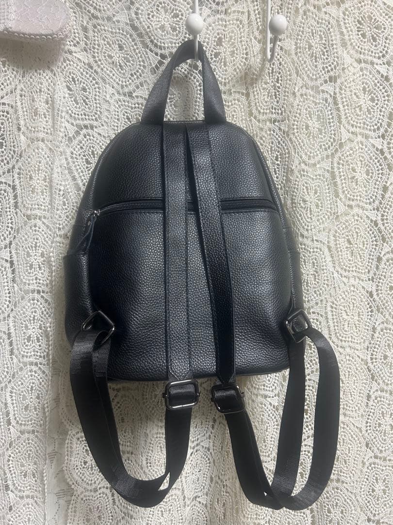 51112Aミナペルホネンハーフハンドメイド 本革リュックrun run run