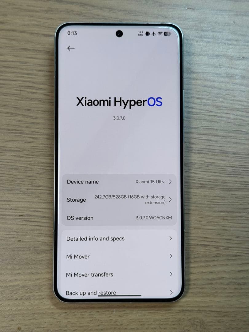 「超美品」 Xiaomi 15ultra 16GB+512GB