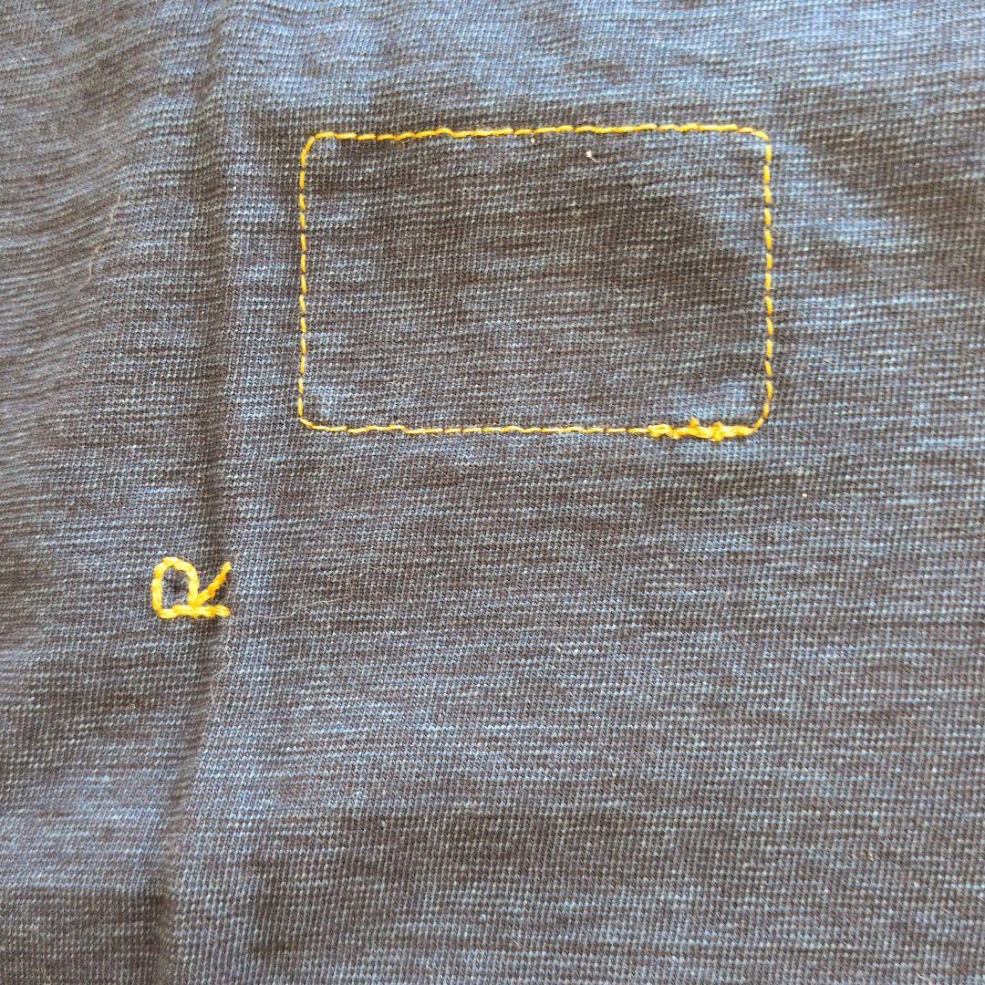 年末限定価格　未使用タグ付　45rpm 凸凹天竺ダボトルネック長袖トップス・2