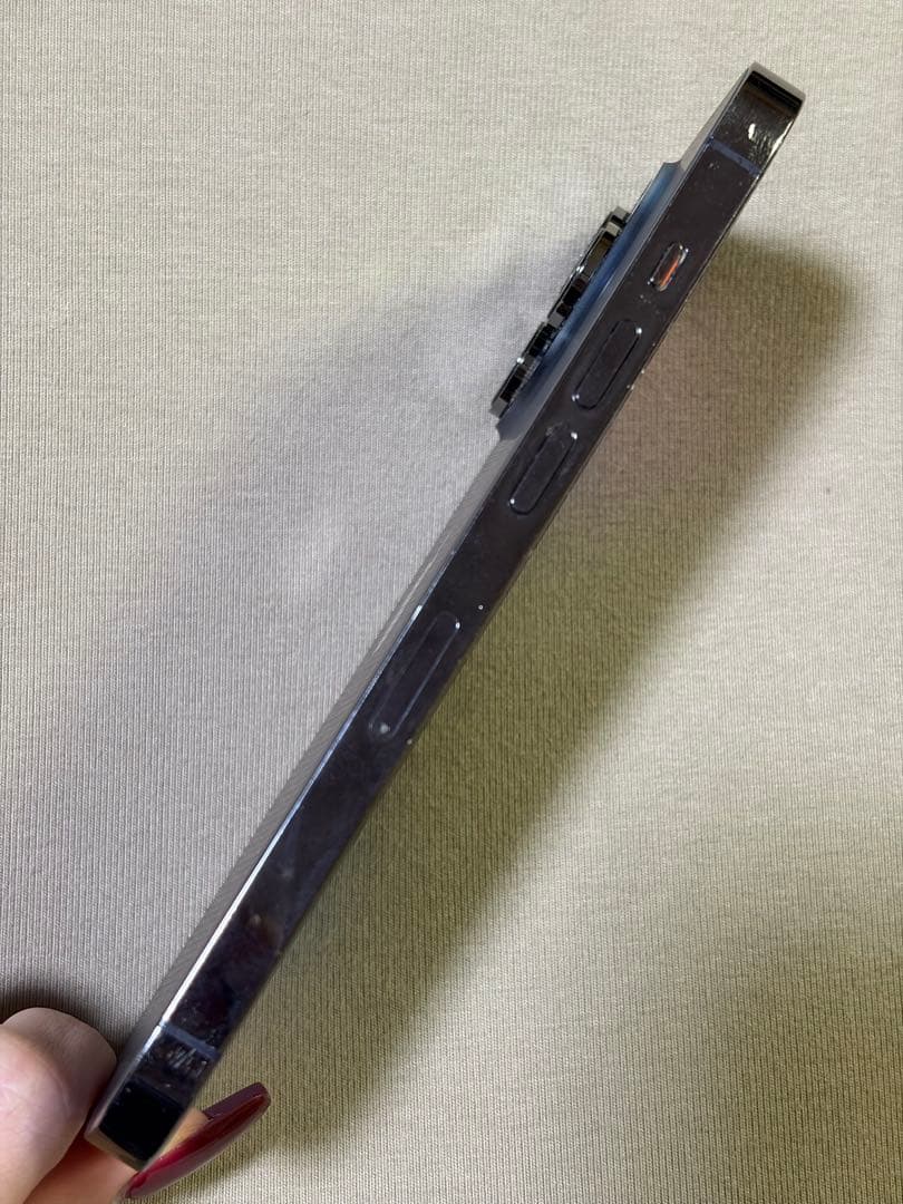 iPhone 14 Pro 256GB ディープパープル／画面割れ／ジャンク品