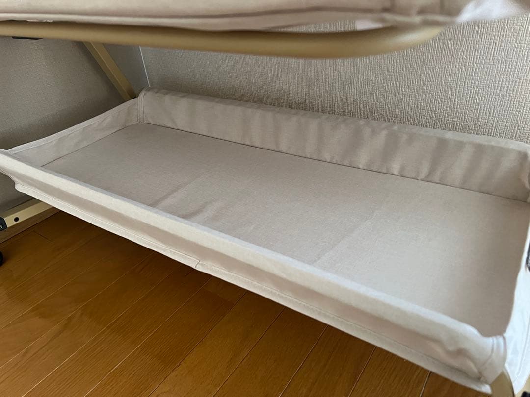 HZDMJ ベビーベッド 2024年モデル ベージュ