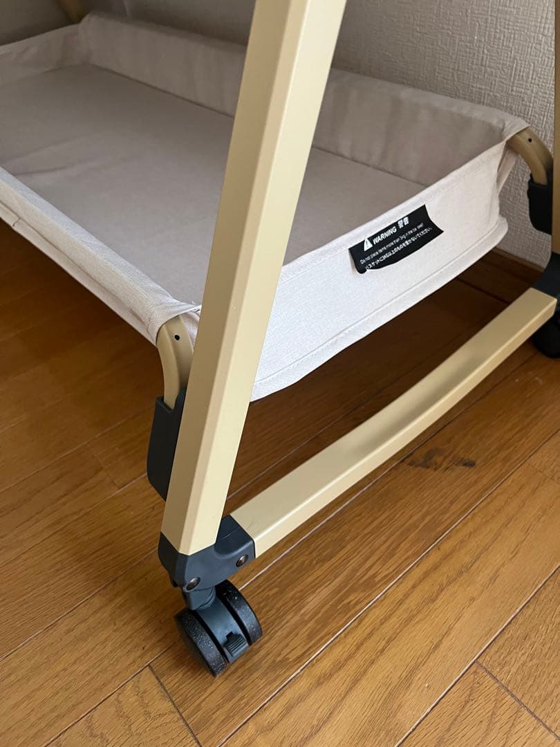 HZDMJ ベビーベッド 2024年モデル ベージュ