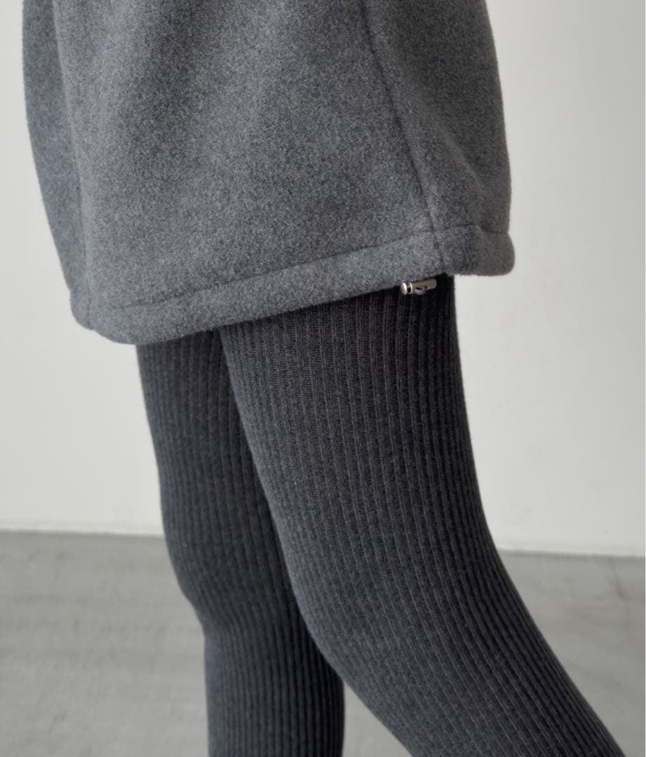 新品　El mar　フリースミニスカート　ミニスカ　キャナルジーン　フリース