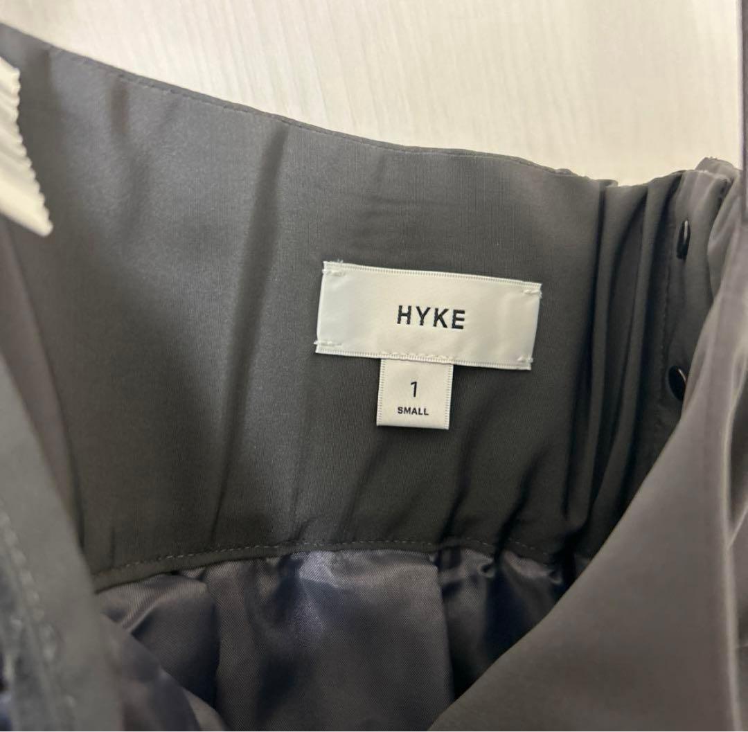 HYKE TAFFETA PLEATED MAXI DRESSサイズ1 未使用