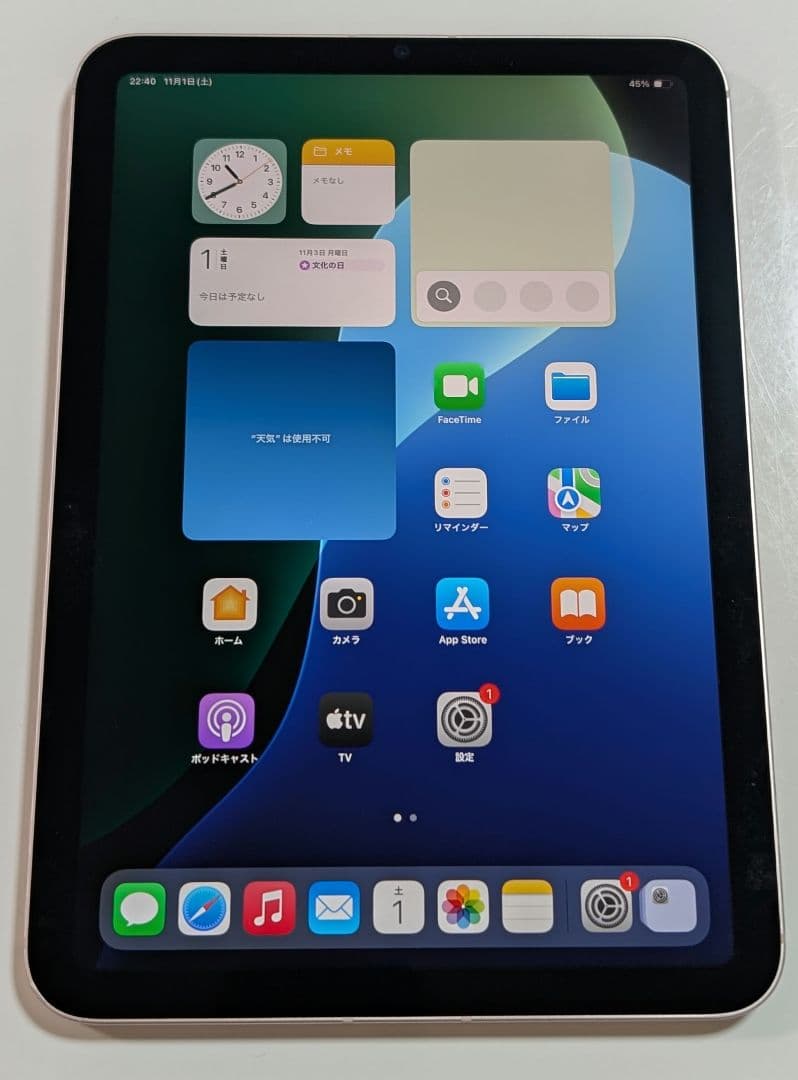 SIMフリー　iPad mini6 256G ピンク