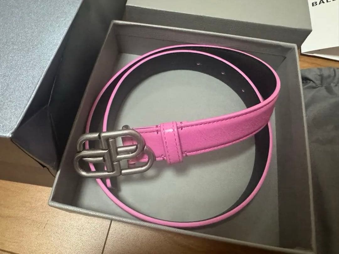 BALENCIAGA バレンシアガ レディース ベルト ピンク BB